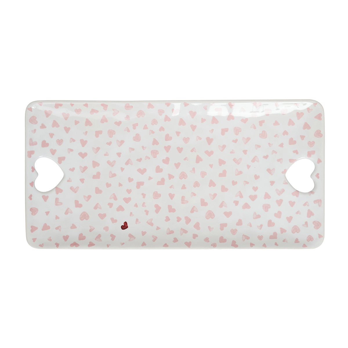 Love You More 16" Hostess Tray in Pink