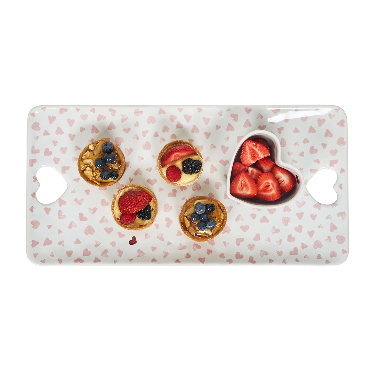 Love You More 16" Hostess Tray in Pink