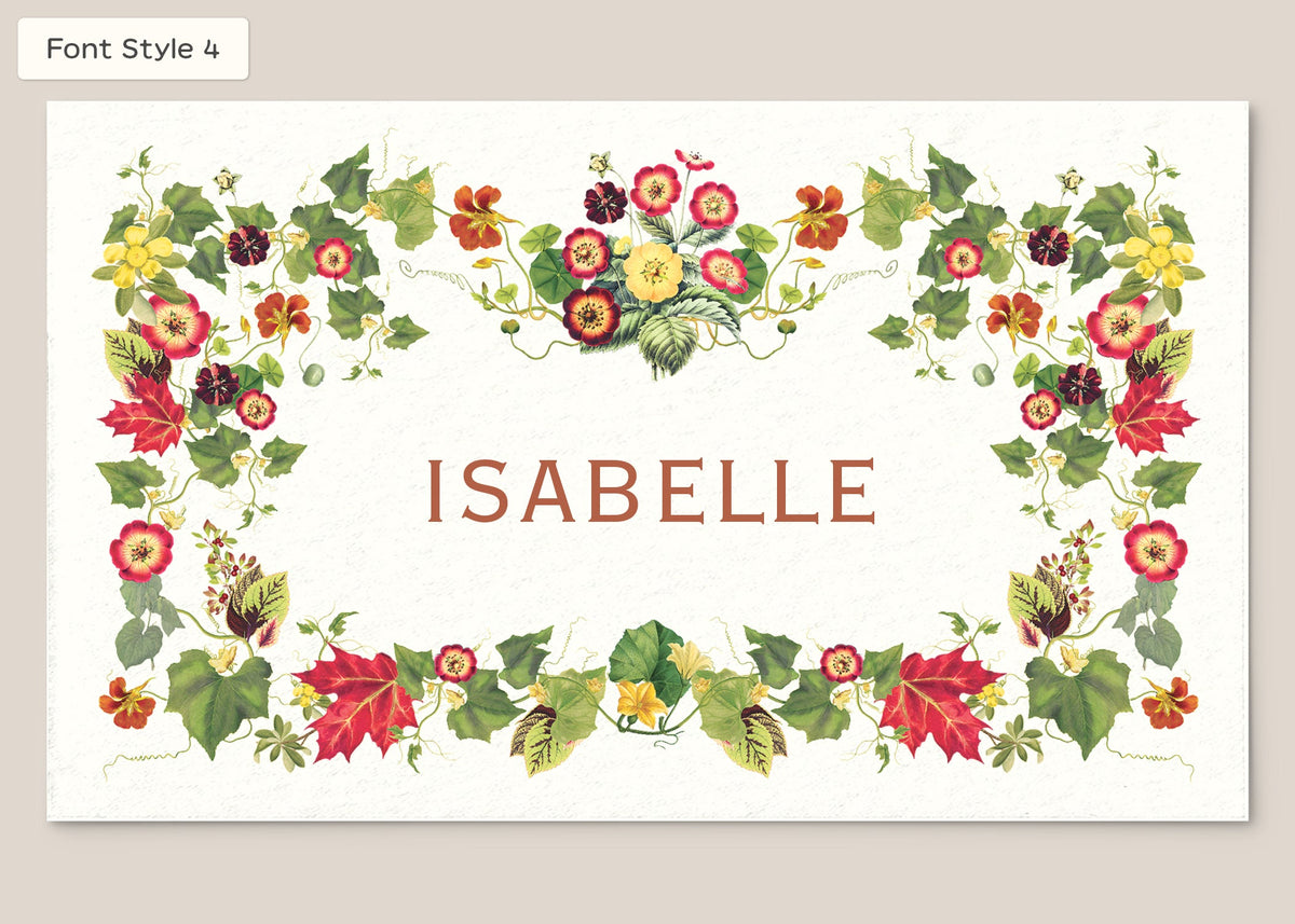 Place Card Form