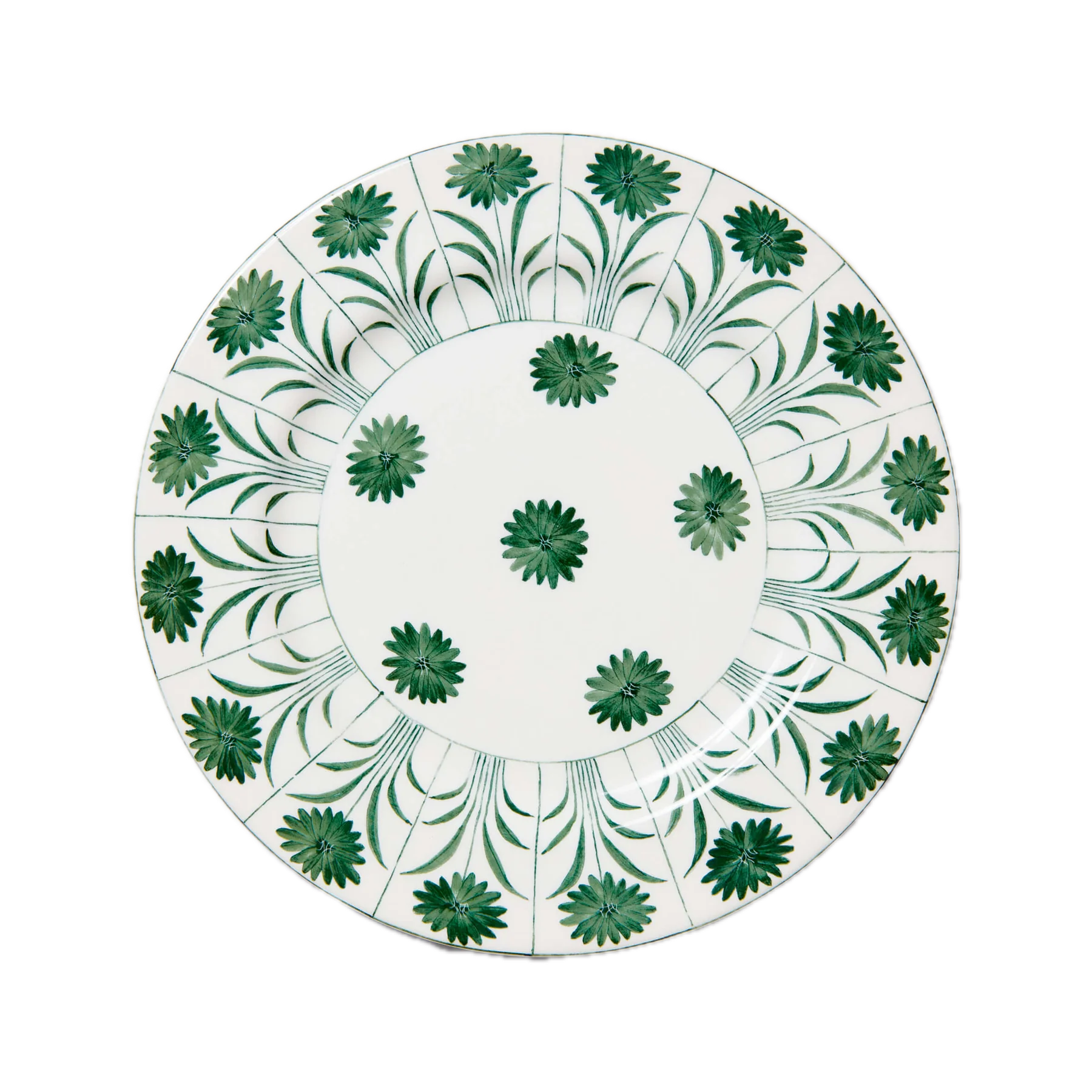 Daisy Plate in Green