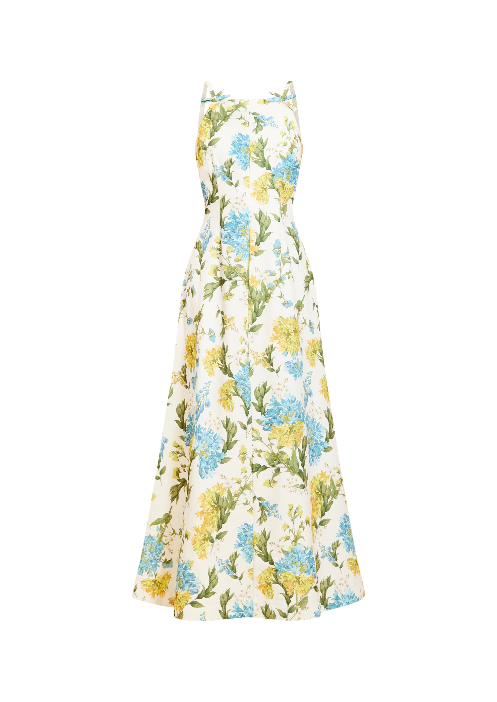 Ladera Gown in Verdant Blooms