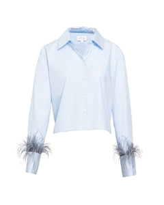 Largaux Feather Top in Oxford