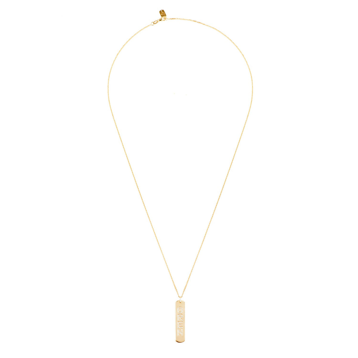 Large-Dogtag---Yellow-Full, 14k yellow gold