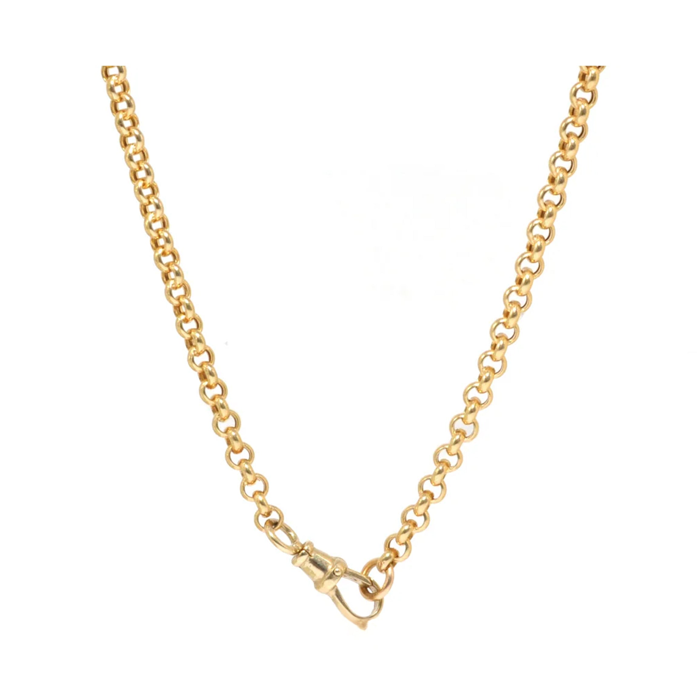 Large Belcher Chain with Dog Clip Clasp