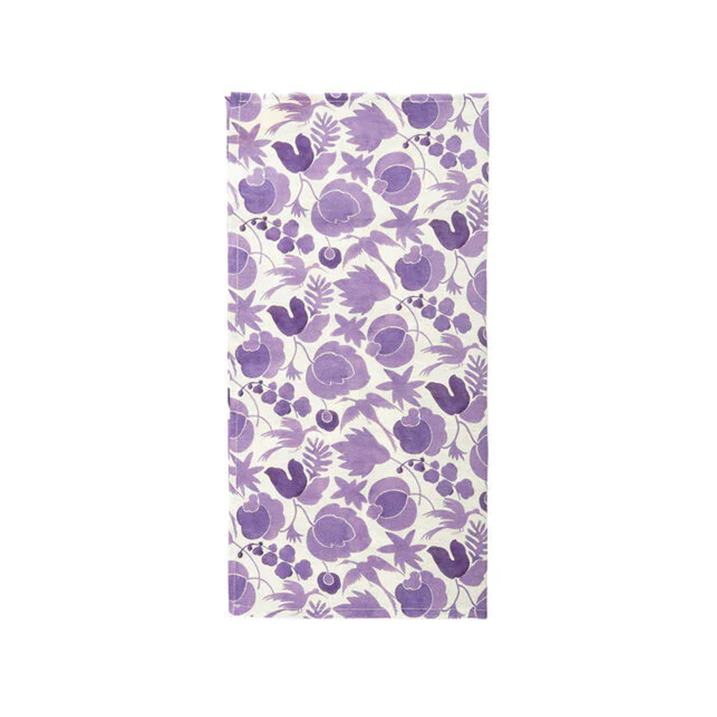 Large Napkins in Wildbird Purple, Set of 2