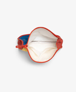 Large Zip Bag in Primary Color Block