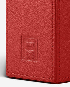 Left Cubist Bookend in Red