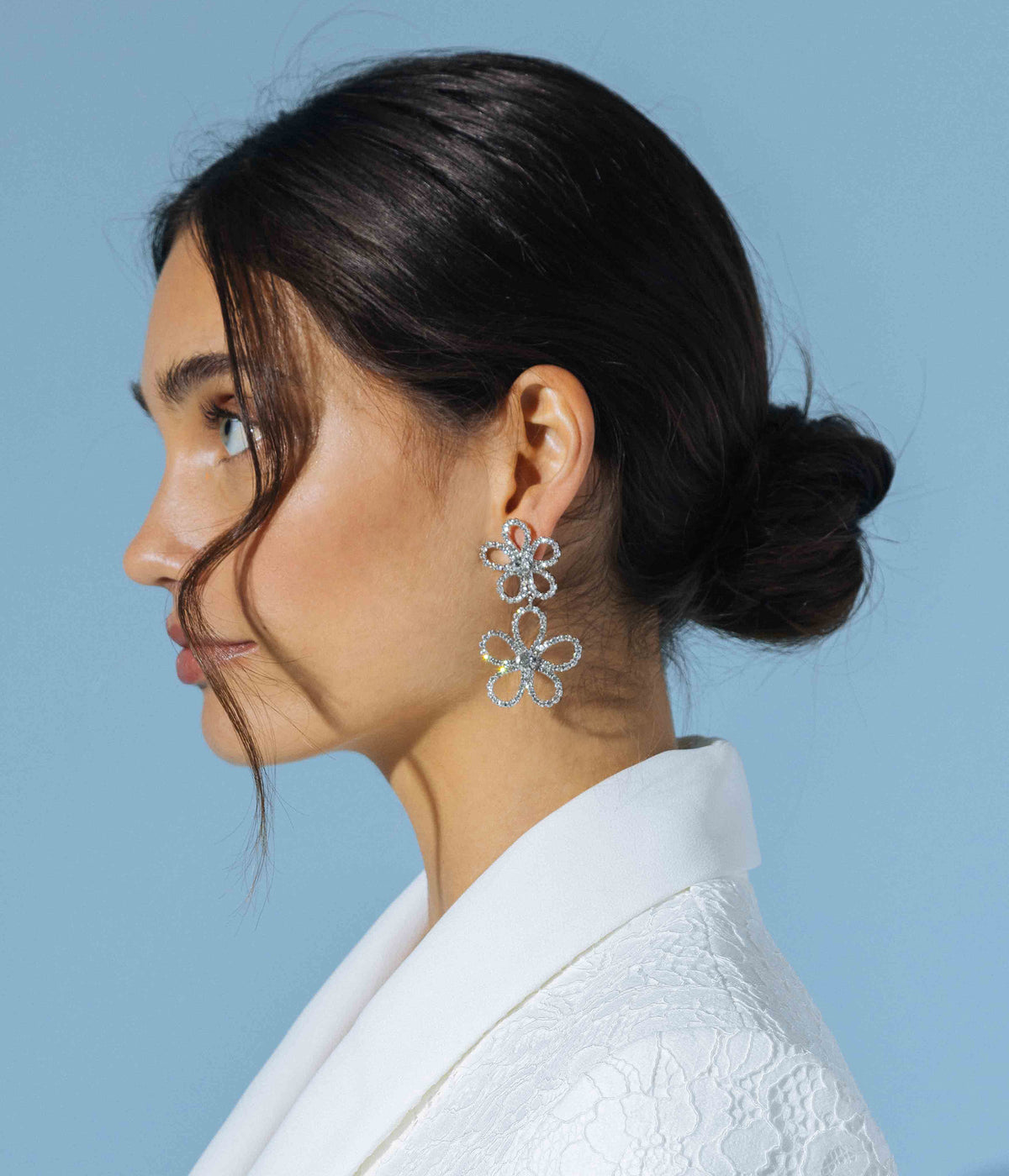 Leilani Flower Drop Earrings