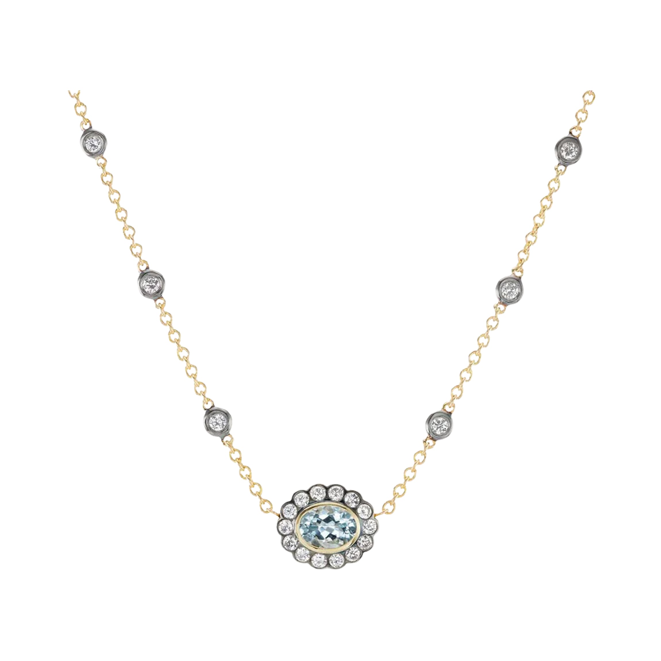 Lexie Choker in Aquamarine
