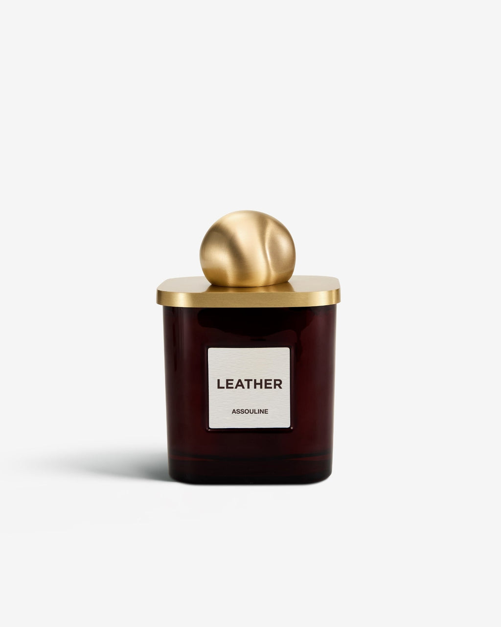 Library Candle in Leather