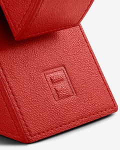 Right Cubist Bookend in Red