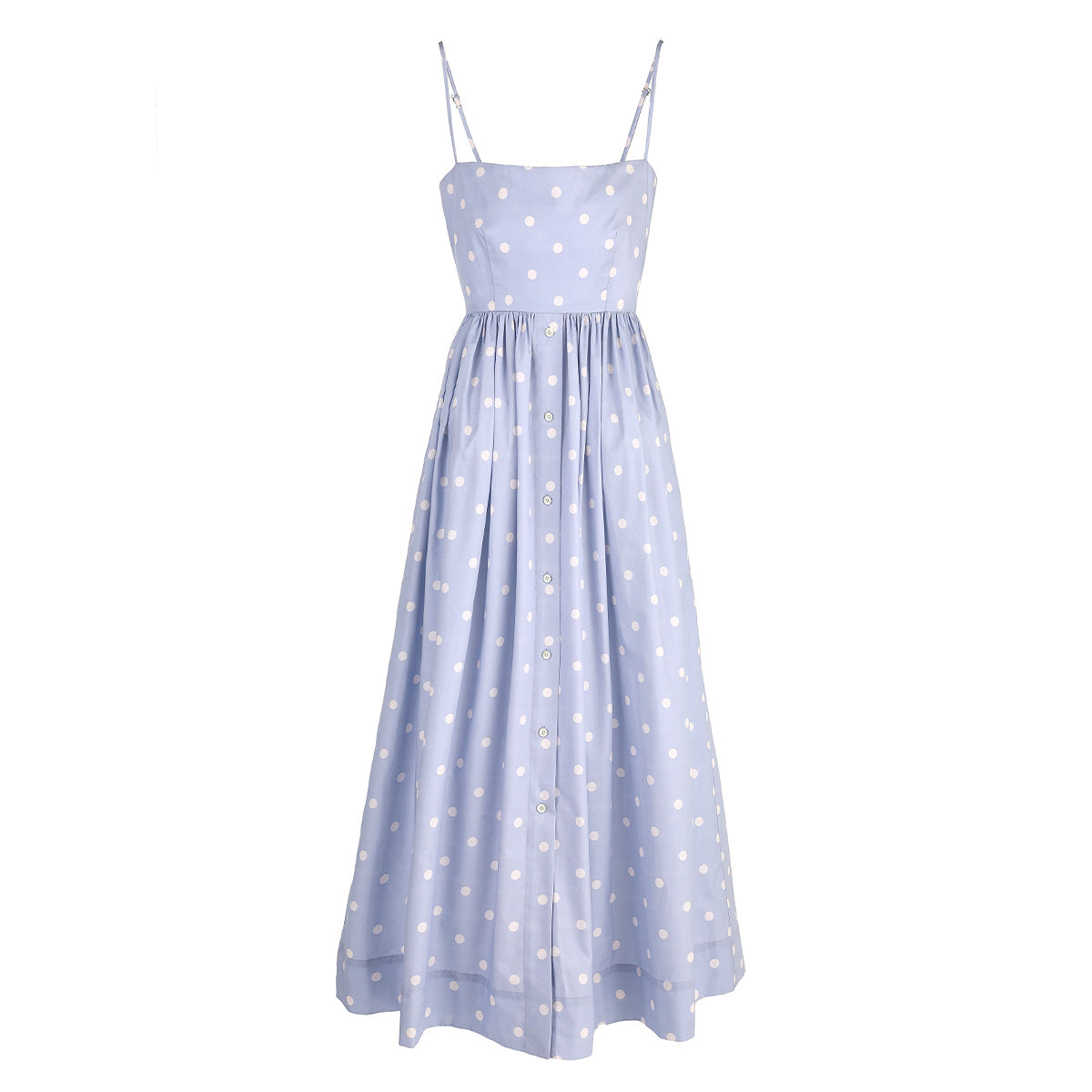 Alexandra Dress in Periwinkle Dot