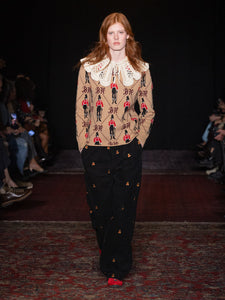 Bowery Boy Jacquard Crewneck RTW LINGUA FRANCA NYC