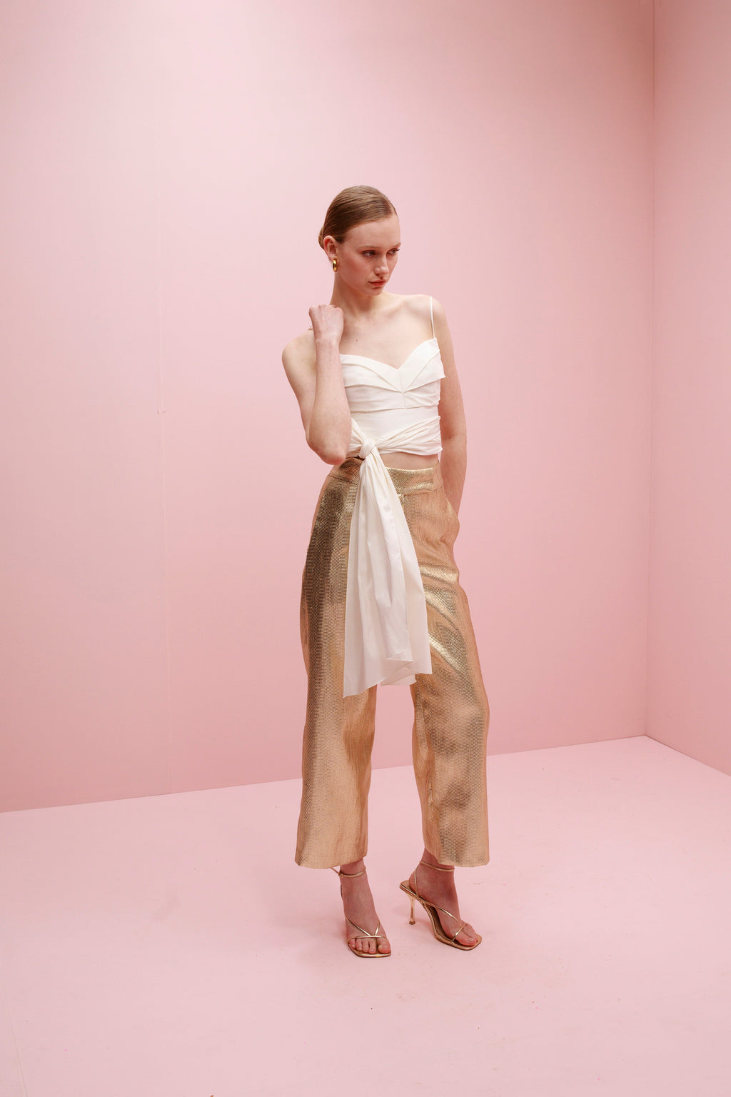 Amarena Taffeta Top