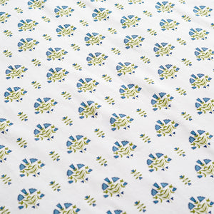 Posy Floral Block Print Two-Piece Kids Henley Pajamas