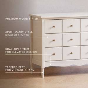 Liberty 6-Drawer Assembled Dresser in Warm White