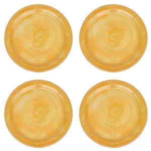 Berry & Thread Melamine Dinner Plate in Sunshine, Set of 4