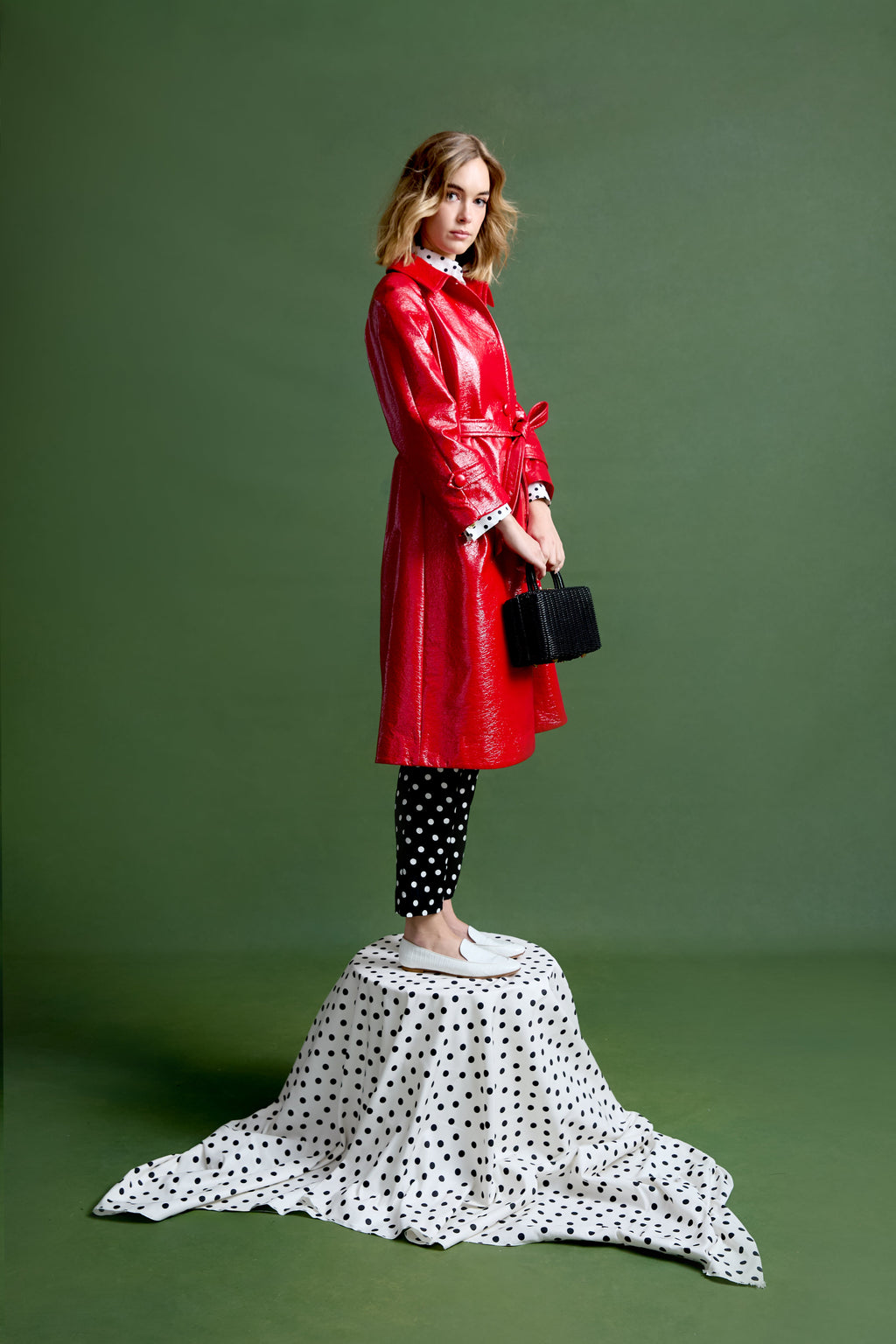 Savannah Coat in Patent
