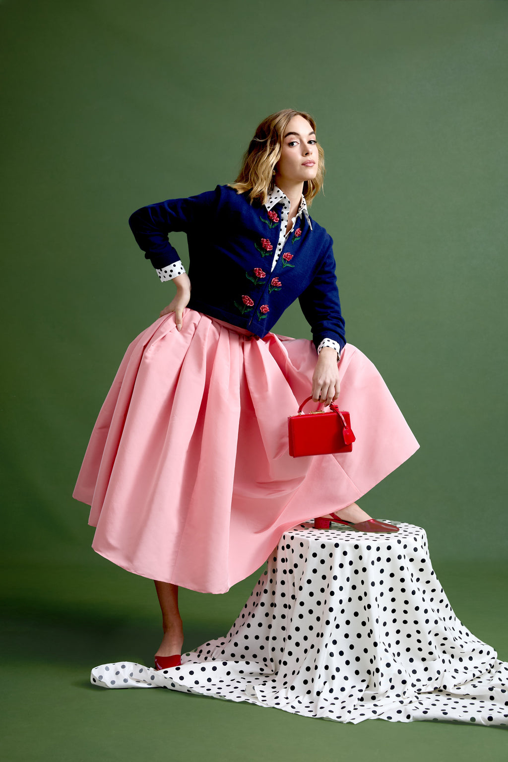 Bailey Knit jacket with Chelsea Rose Embellishment