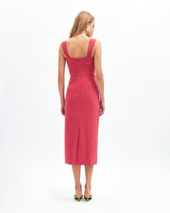 Mia Dress in Coral