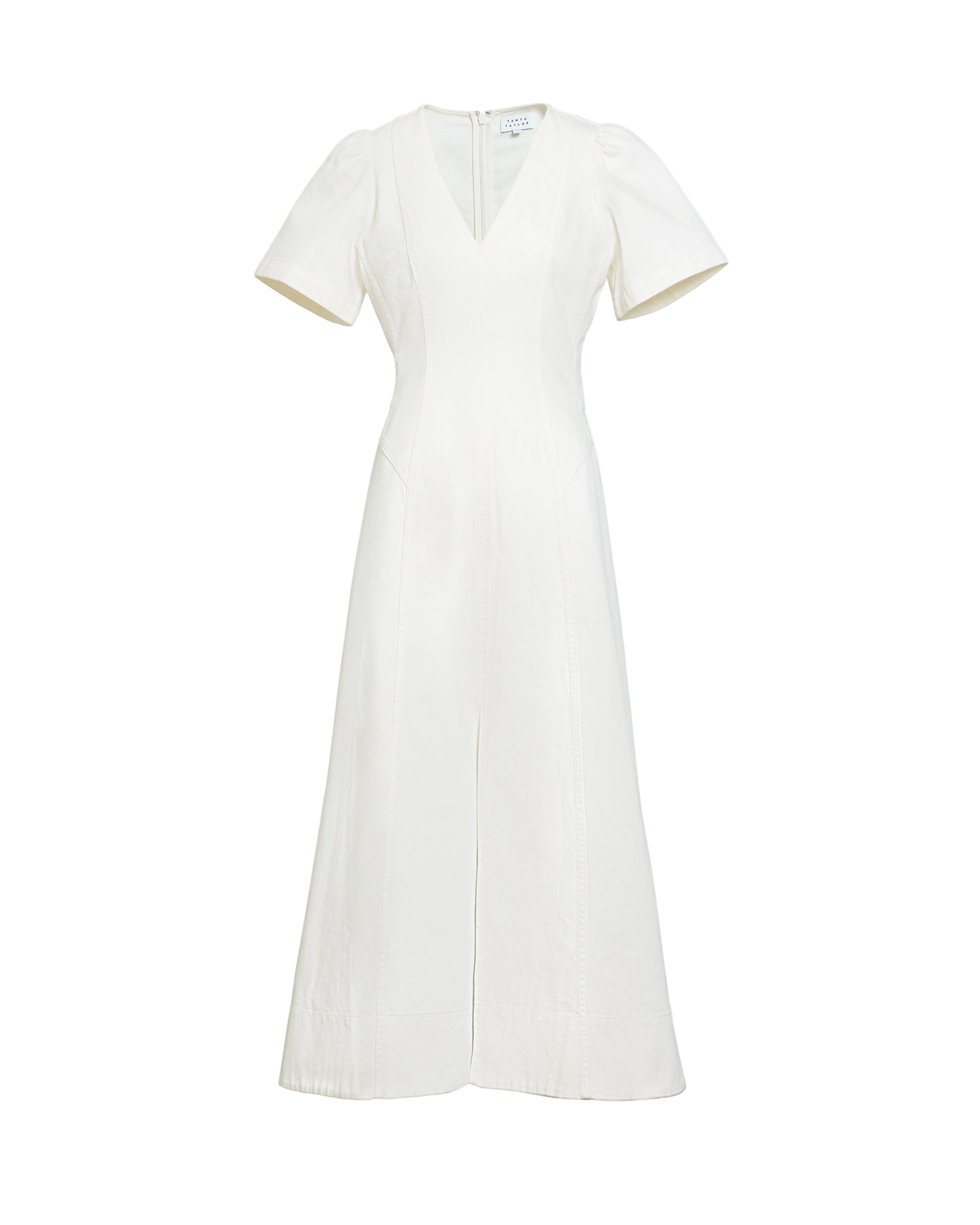Midi Renzo Dress in Chalk