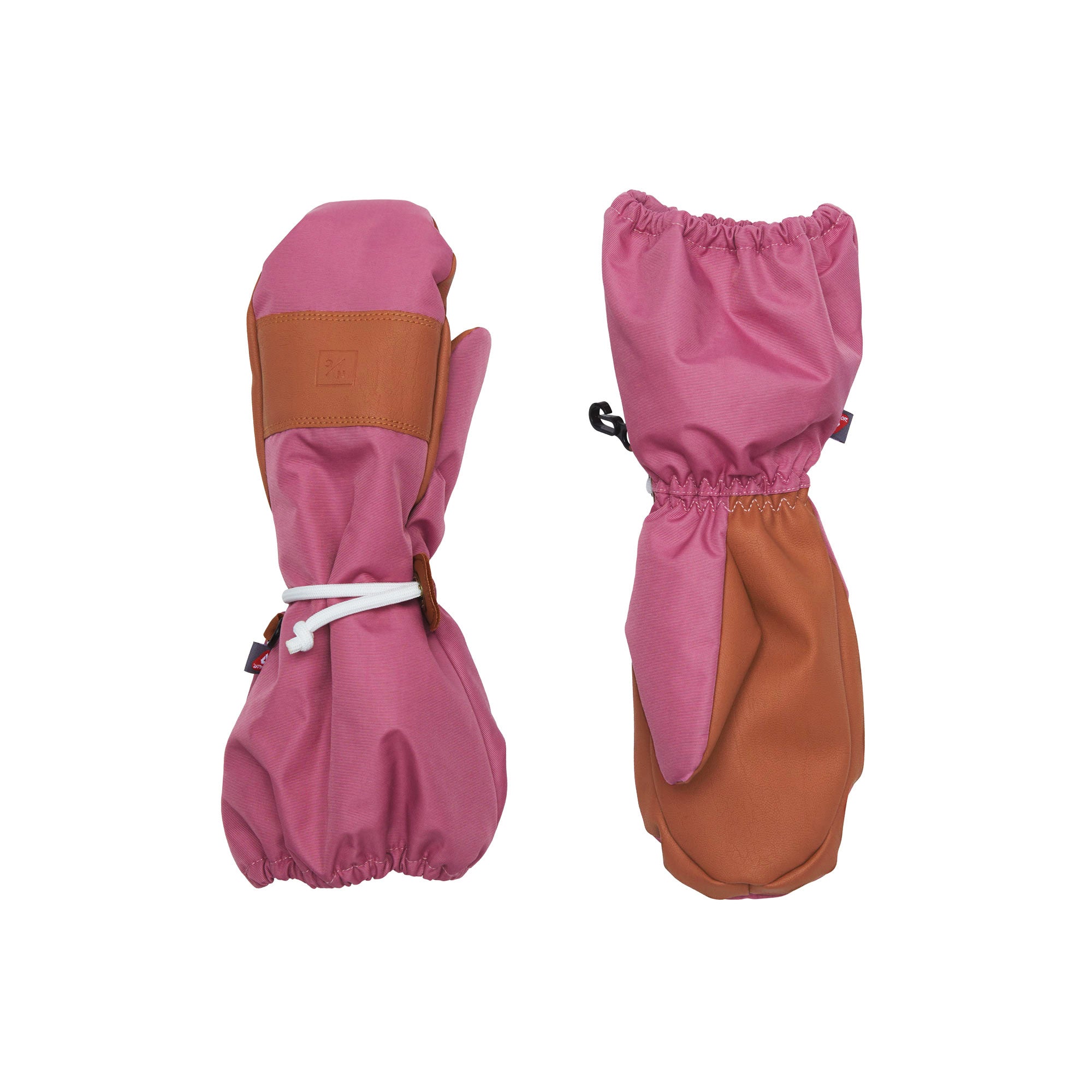 Kids and women's pink mittens for boys and girls, featuring warm insulation, soft fleece lining, and waterproof exterior, designed for skiing and winter snow sports to keep hands warm in cold weather