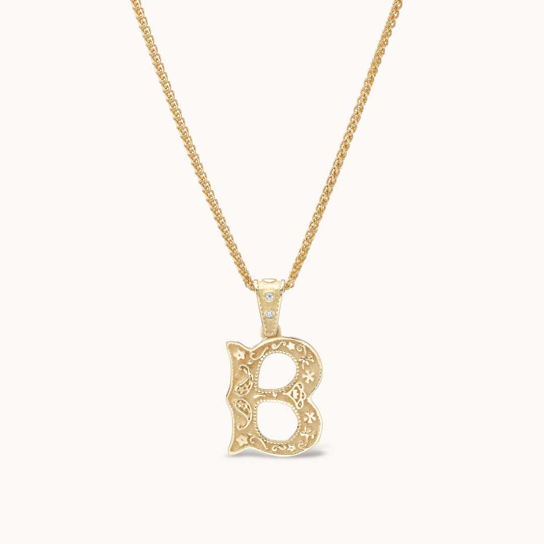 Mini Southwestern Initial Charm