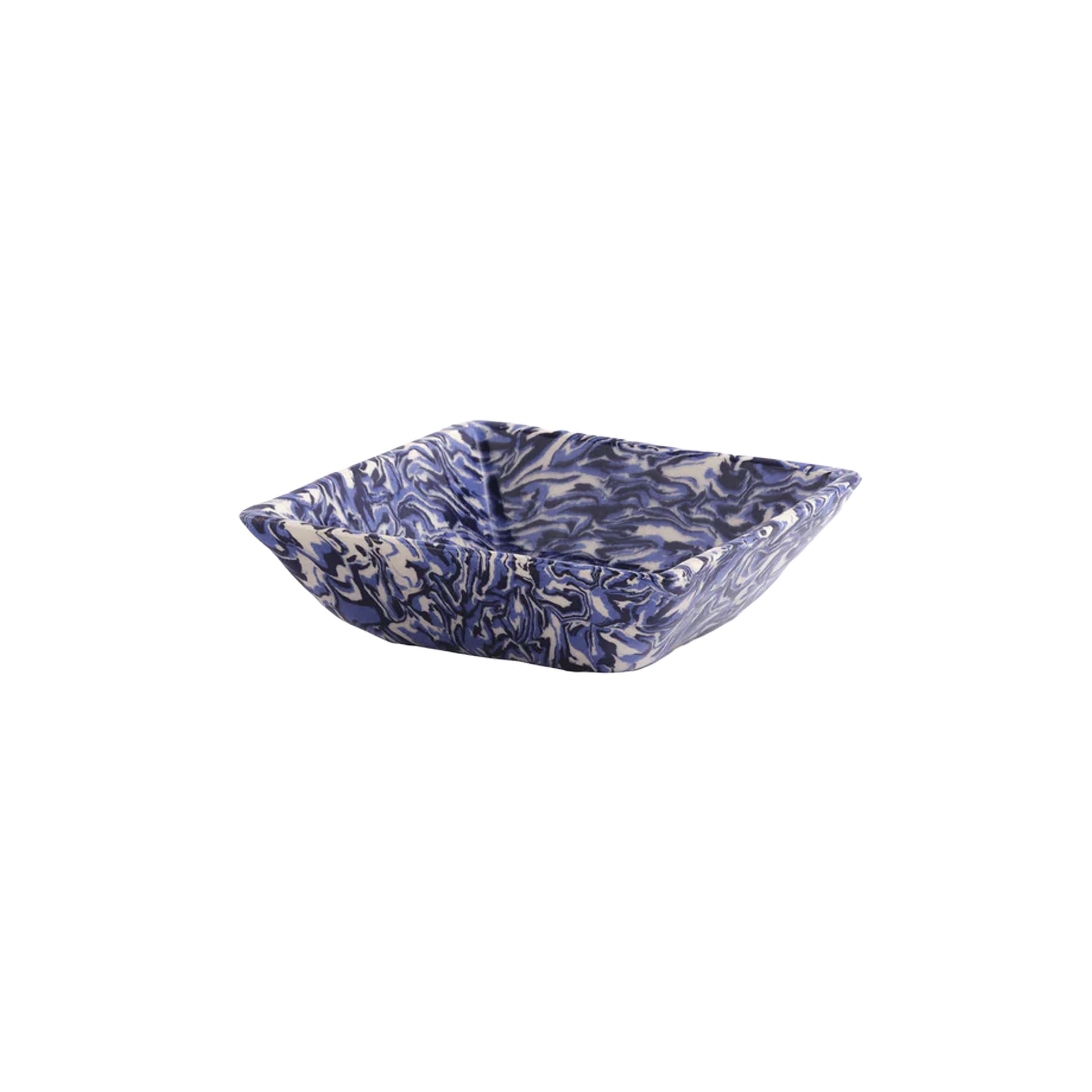 Marbled Mini Vide Poche in Blue
