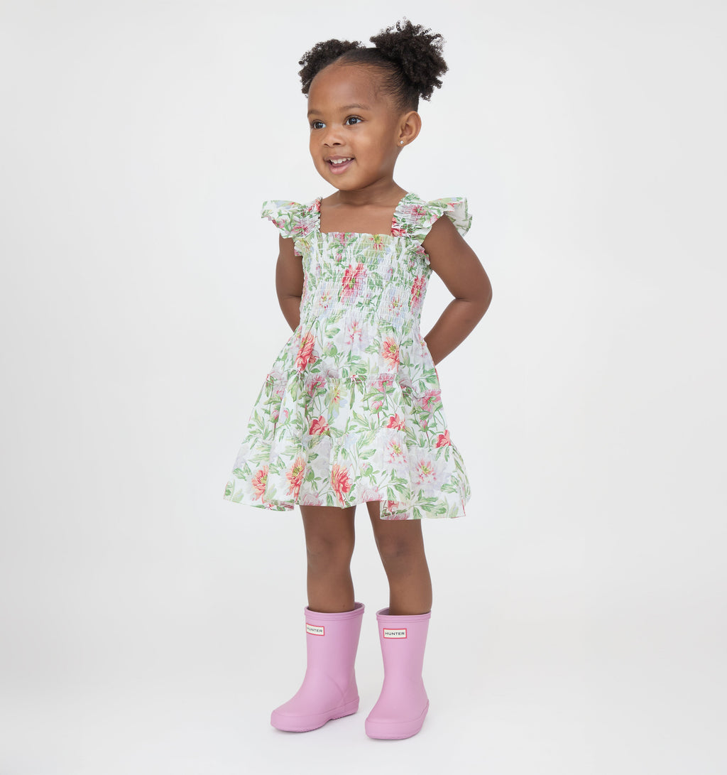 The Baby Ellie Nap Dress in Peony Chintz
