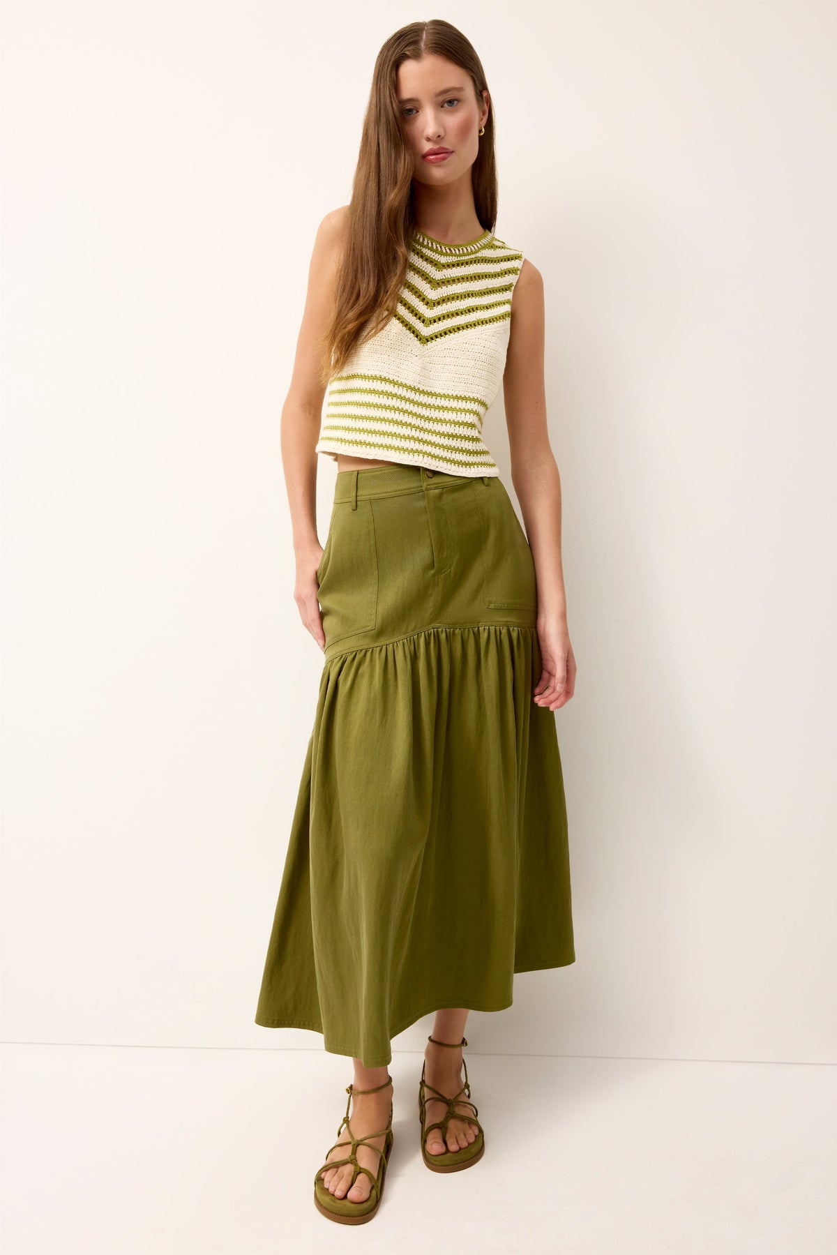Sophie Skirt in Ivy