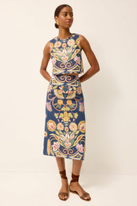 Sutton Skirt in Neptune