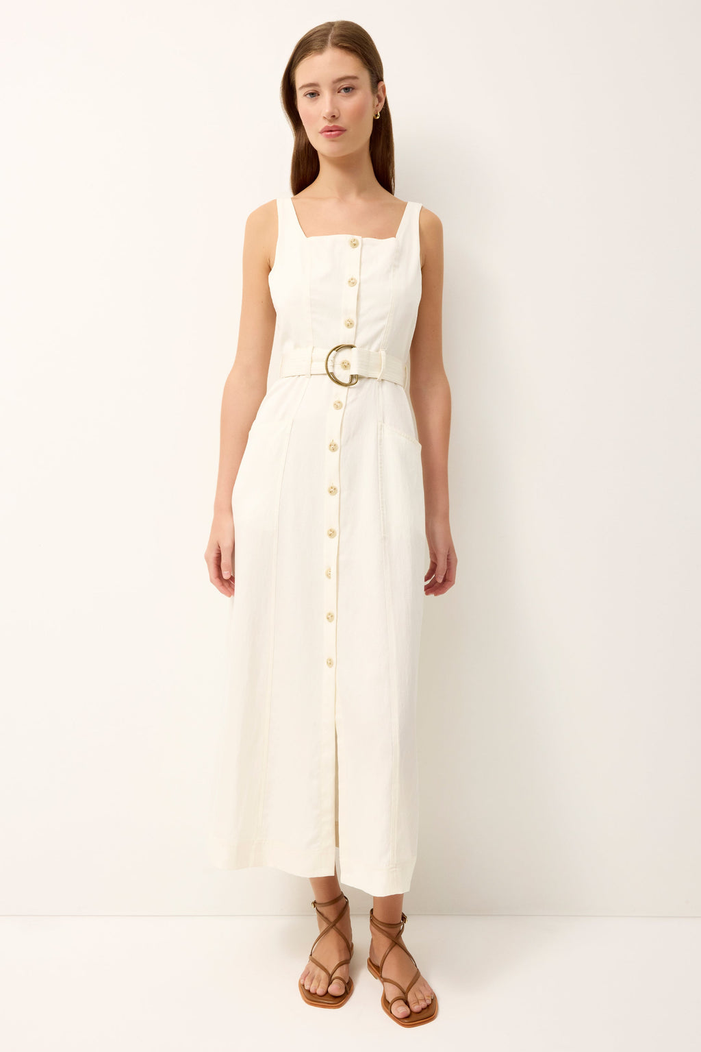 Whitner Dress in Ivory