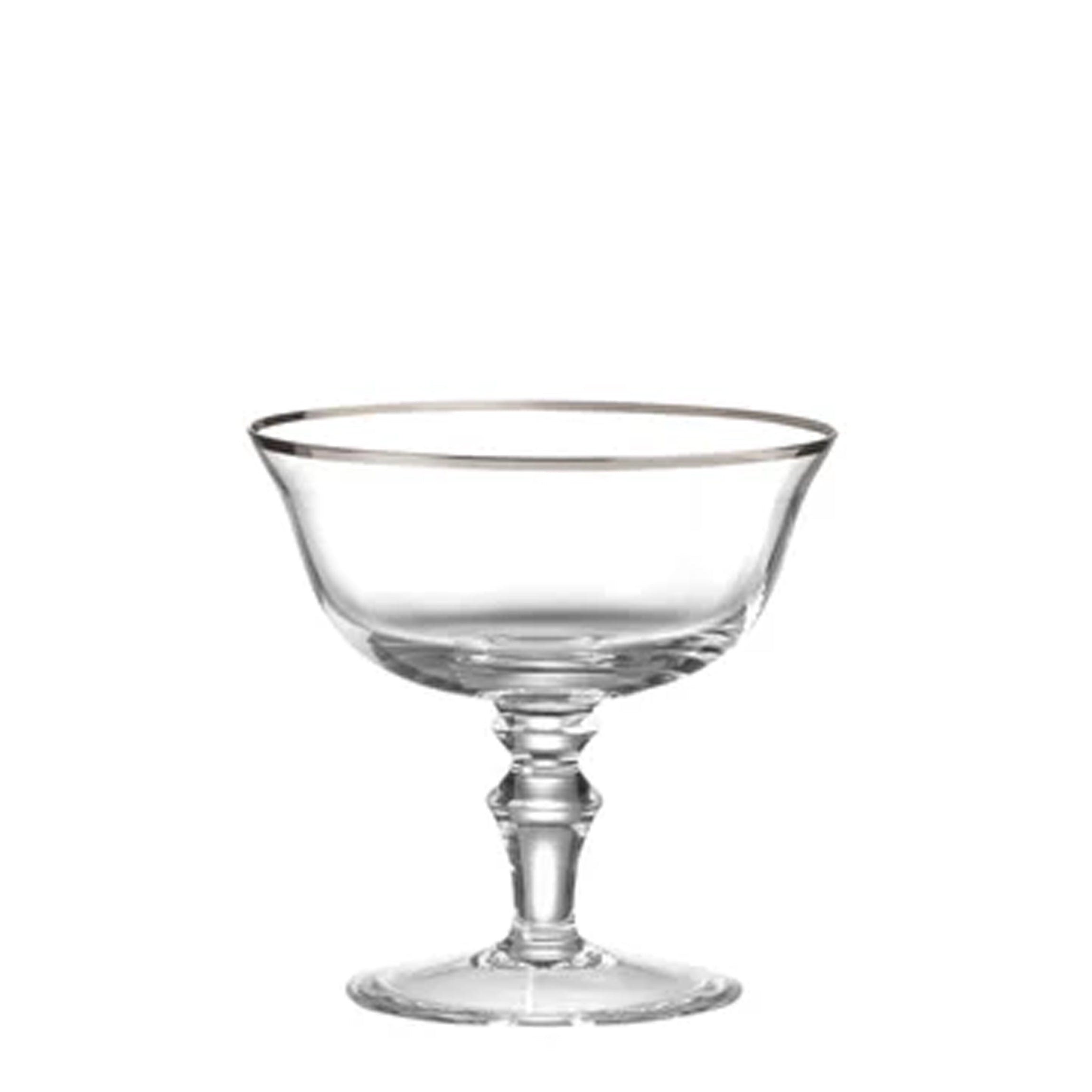 Medici Champagne Goblets Platinum Thread, Set of 2