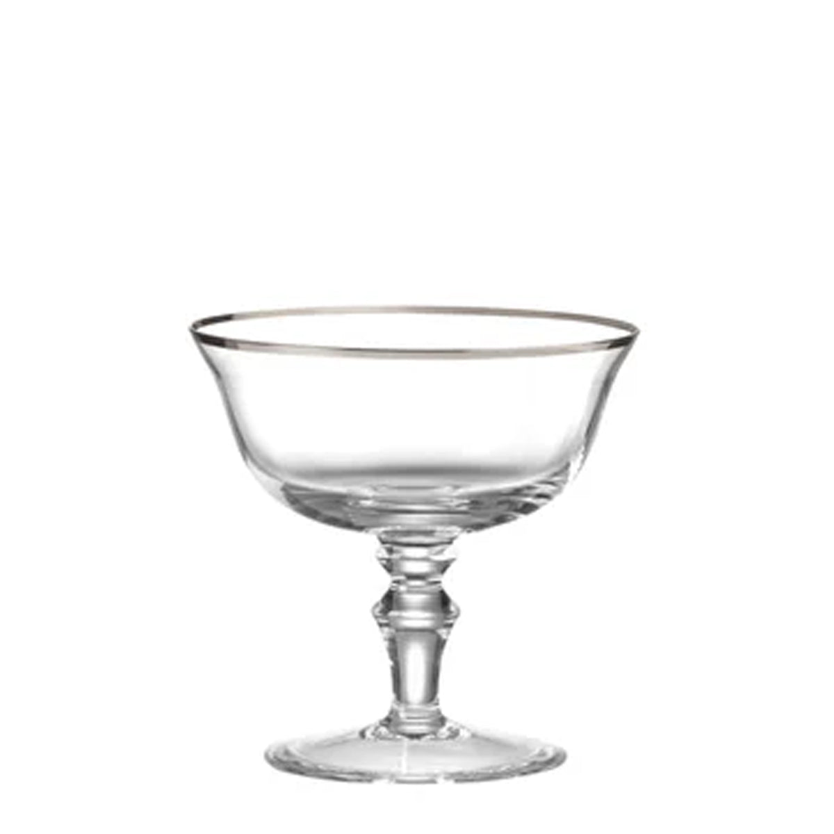 Medici Champagne Goblets Platinum Thread, Set of 2