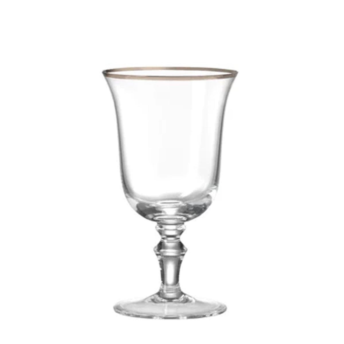 Medici Water Goblets Platinum Thread, Set of 2