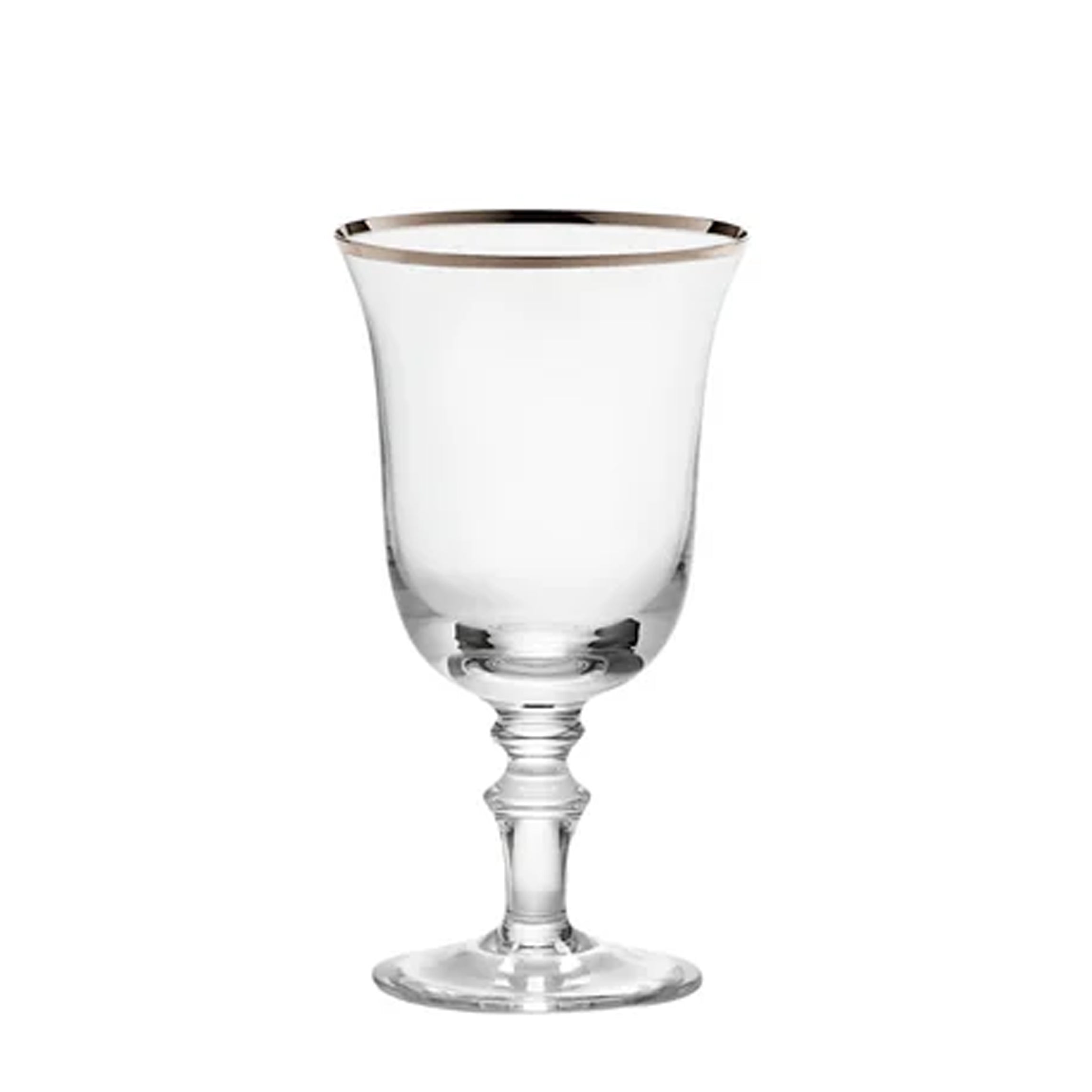 Medici Wine Goblets Platinum Thread, Set of 2