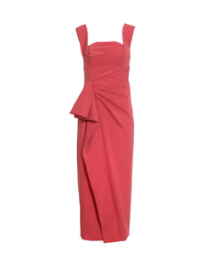 Mia Dress in Coral