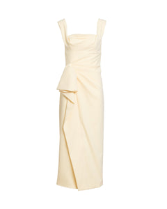 Mia Dress in Light Lemon