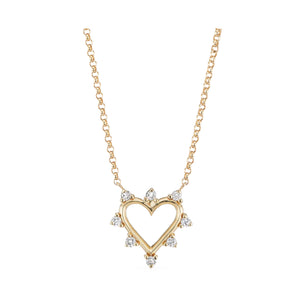 Mini Open Heart Necklace