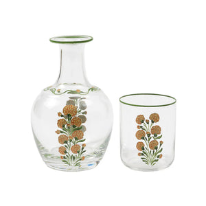 Murano Marigold Hand-Painted Bedside Set