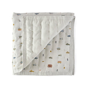 Quilted Chambray Blanket