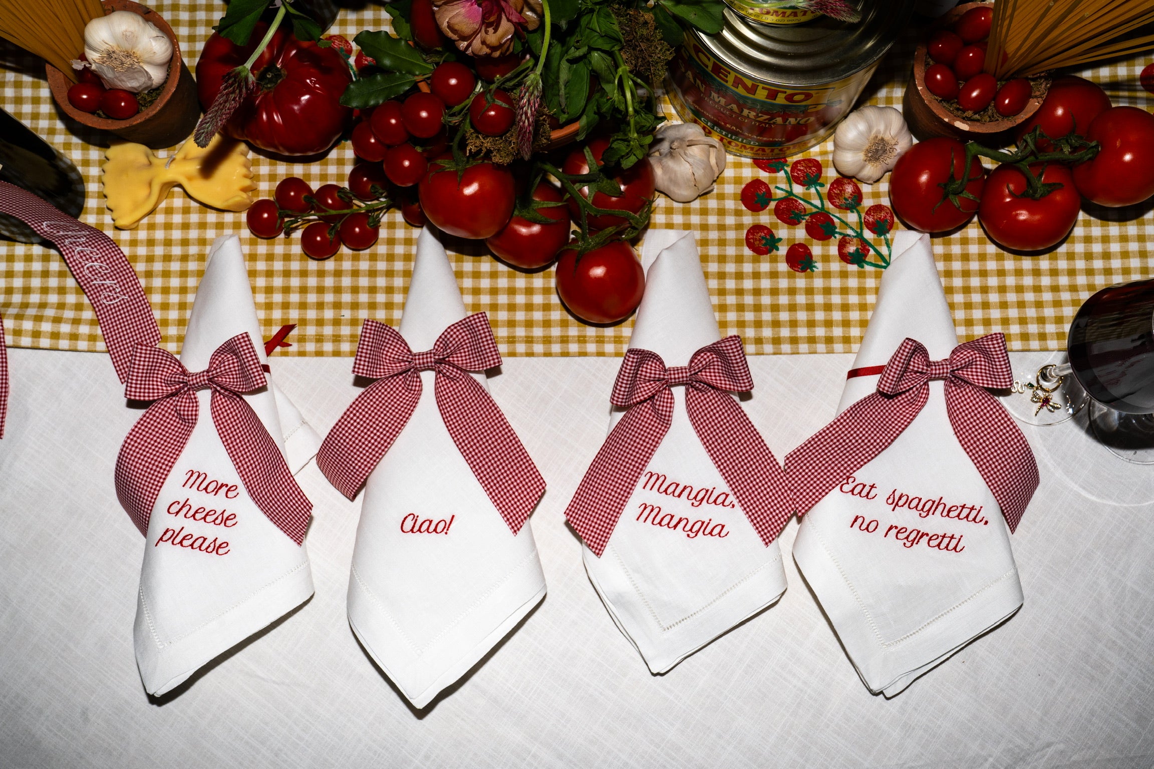 Italian Dinner Napkin, Set of 4