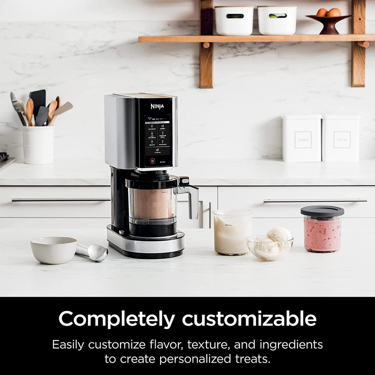 CREAMi 7-in-1 Ice Cream Maker in Cloud Silver