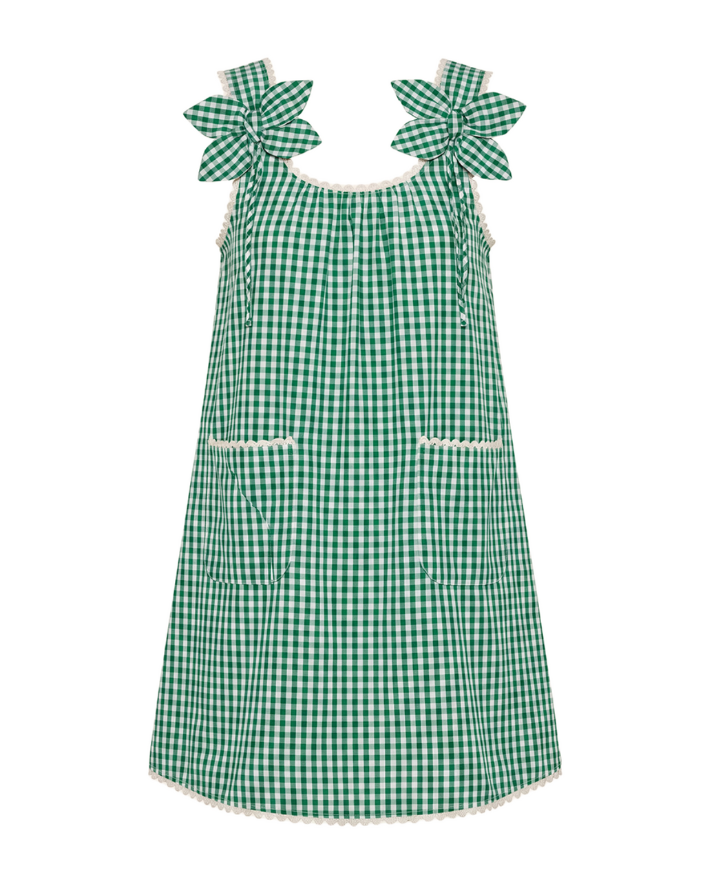 Vanessa Mini Dress in Meadow Gingham