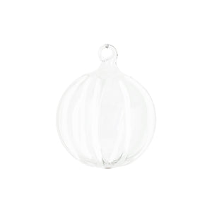 Nuovo Stripe Ornament in White