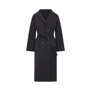Nicola Cashmere Coat in Black