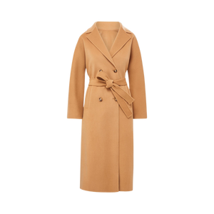Nicola Cashmere Coat in Camel