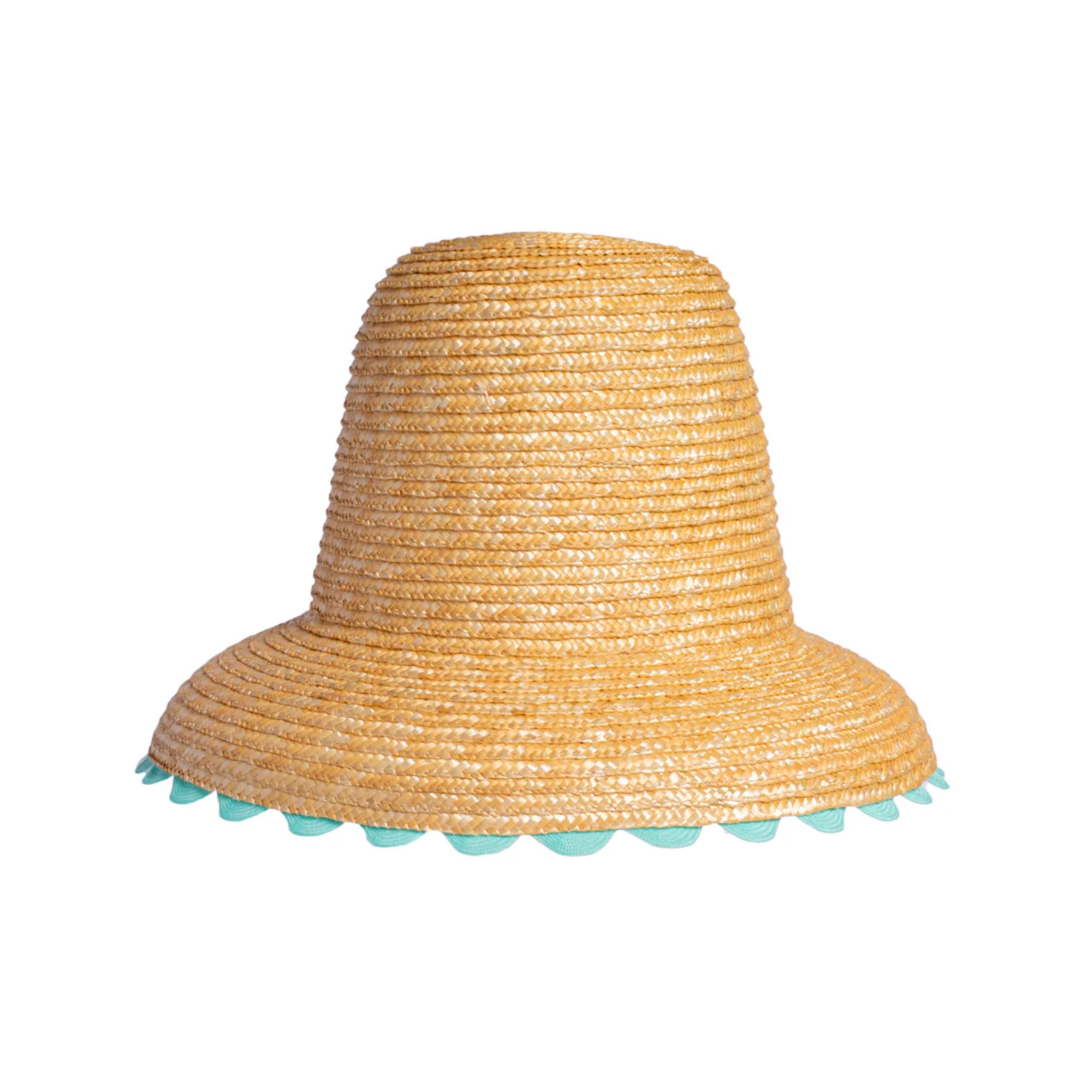 Wavy Hat in Aqua