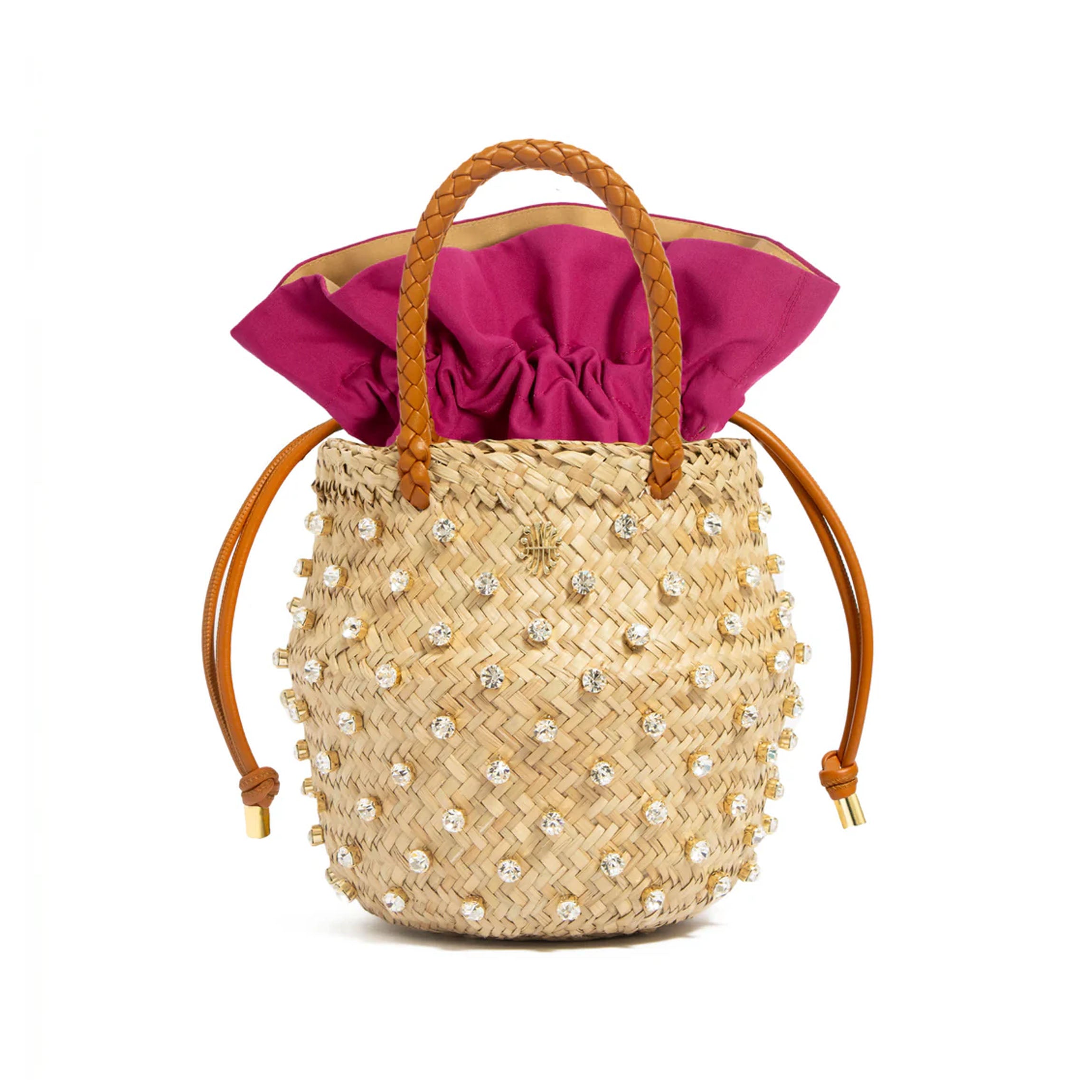 Nina Crystal Cotton in Bougainvillea