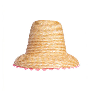 Wavy Hat in Rose